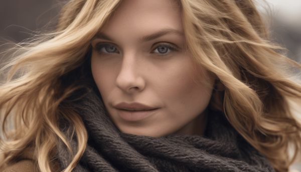 Mèche blonde et marron glacé : un mélange audacieux pour l’hiver