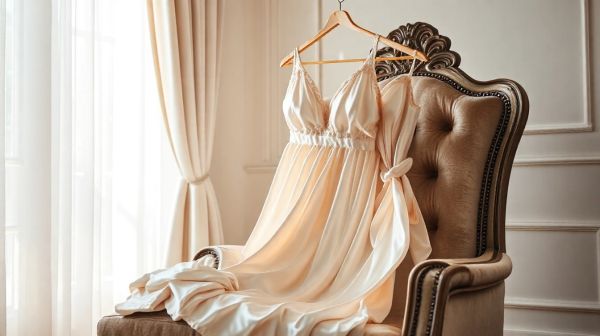 Sélection des peignoirs en satin pour un look chic et confortable