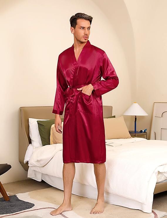 Peignoire homme satin : élégance et confort à petit prix